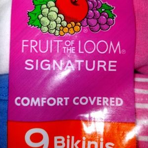 Girls fruit of loom bikini underwear